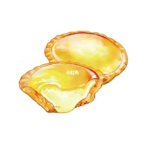 水彩  #零基础学画画  #水彩手绘  #水彩美食  #美食手绘  #蛋挞