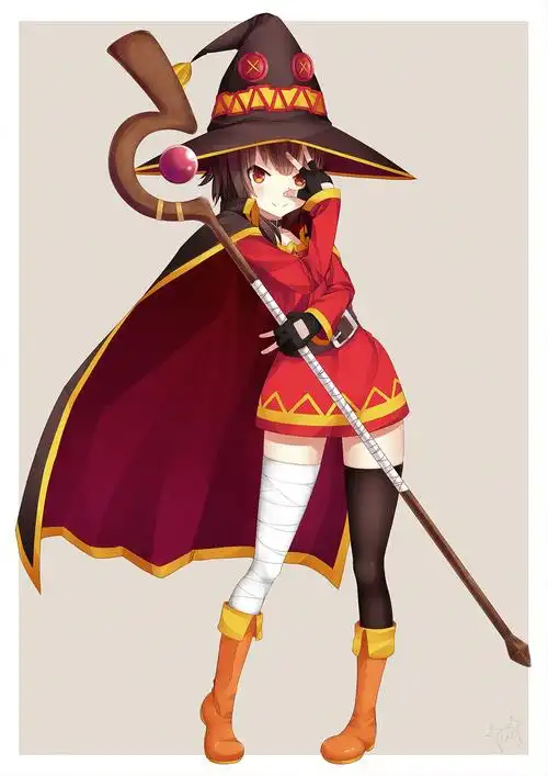 人物虚拟人物巫婆动漫动漫女孩动漫本子konosubarashiisekaini