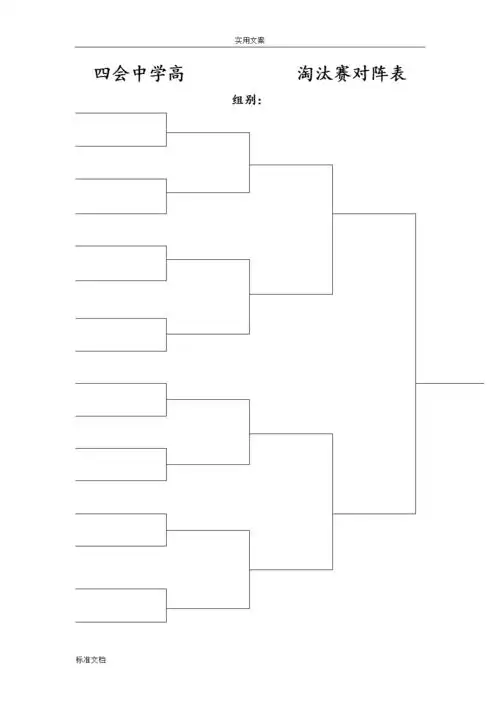 最新16人淘汰赛对阵表.doc