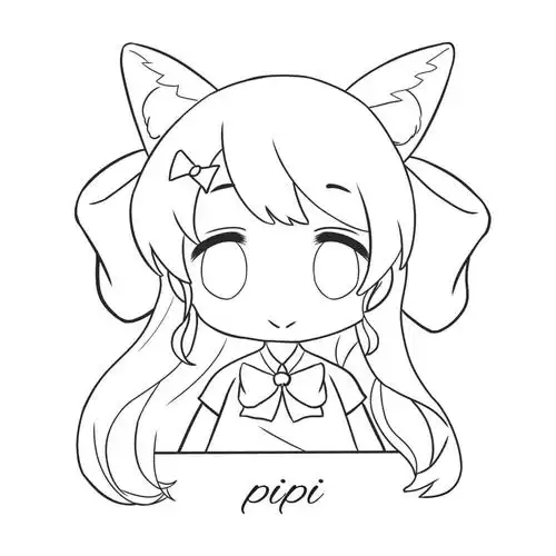 q版头像线稿练习1100