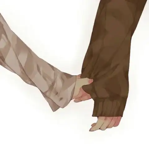 情侣牵手头像一对