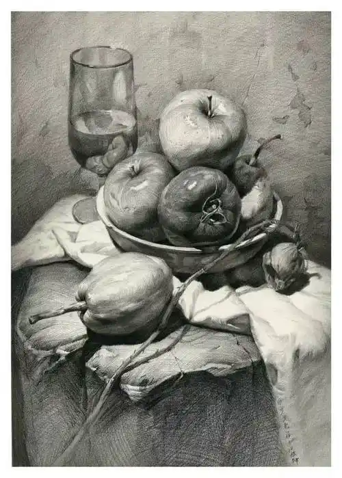 素描静物临摹高清大图 素描静物临摹高清大图 入门