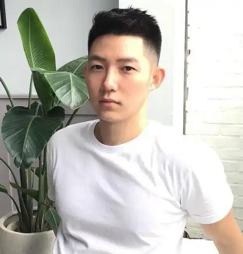 短碎飞机头发型图片,飞机头男生发型