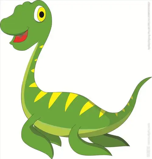 蛇颈龙设计图__卡通设计_广告设计_设计图库_昵图网nipic.com