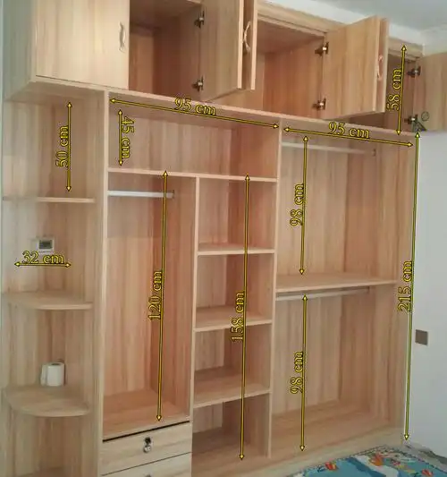 移门推拉门衣柜内部结构参考4