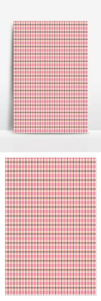 粉色格子布底纹背景