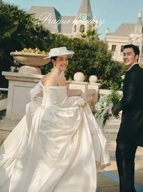 法式复古婚纱照蕴含满满的浪漫情怀