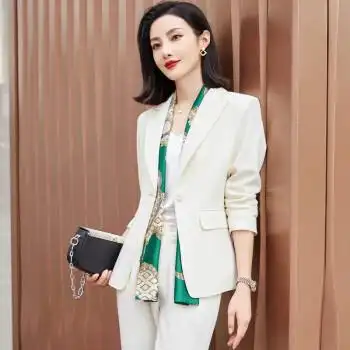 干练通勤ol职业装女装显瘦正装面试工作装女士西服两件套tlmhyn1653