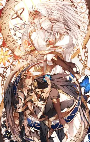 白曜与暗翎-天使与恶魔-双生子系列-动漫-漫图