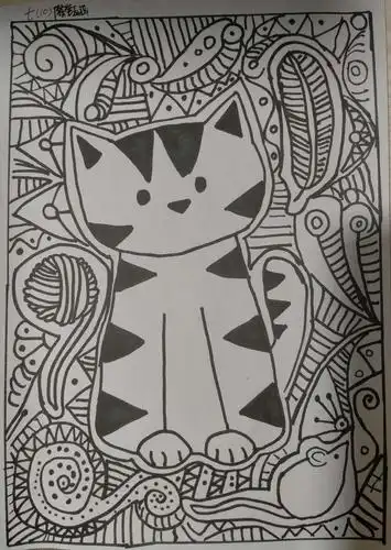 2020七年级装饰画作业