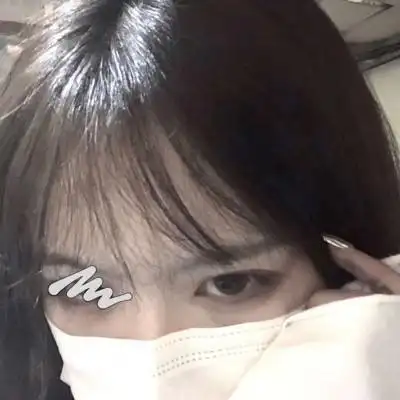 女生高冷霸气半边脸头像