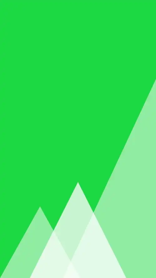 极简主义简单几何浅绿1080x1920手机壁纸
