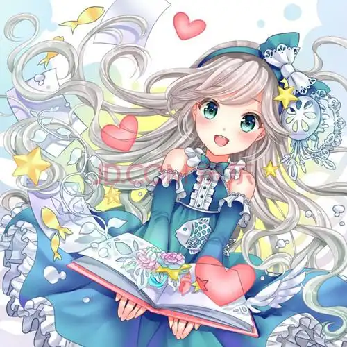 儿童钻石画满钻新款2020卡通动漫可爱女孩5d点钻十字绣小幅砖石秀 满