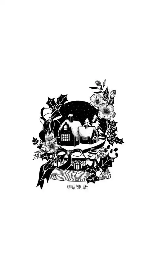 创意设计简约黑白写真