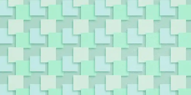 黄色绿色简约大气方块纹理格子展板背景