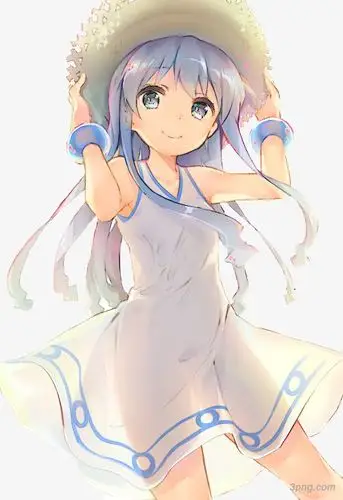 卡通立绘戴着帽子女孩png素材透明免抠图片-卡通手绘