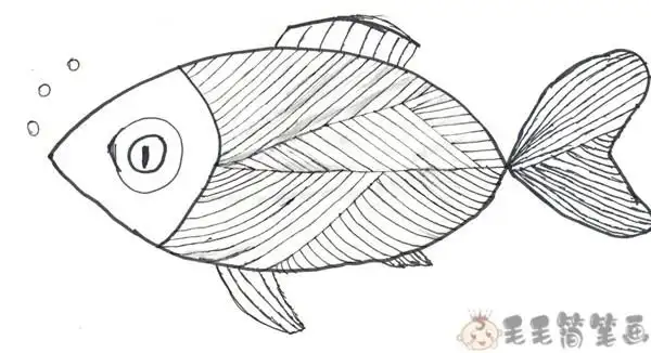 儿童线描画入门图片