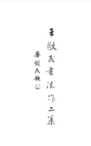 王敬民书法作品集题字