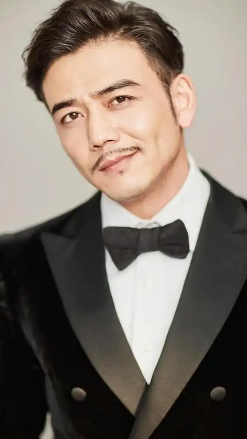 成熟大叔杨烁帅气西装写真,高清图片,手机锁屏桌面-壁纸族