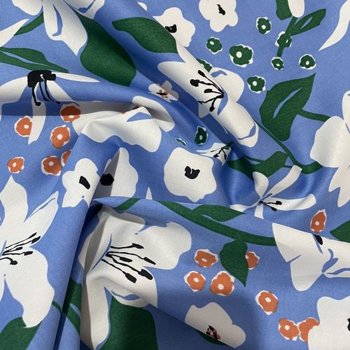 全棉斜纹布料全棉印花布料花色齐全直播间专卖 !