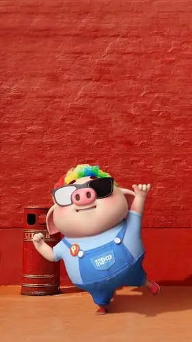 猪小屁的非主流发型,锁屏图片,手机壁纸-回车桌面