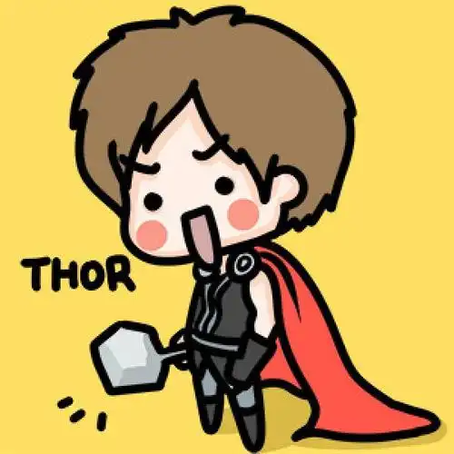 情侣头像男用:复仇者联盟2男版雷神头像