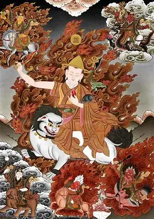 超清唐卡多杰雄登