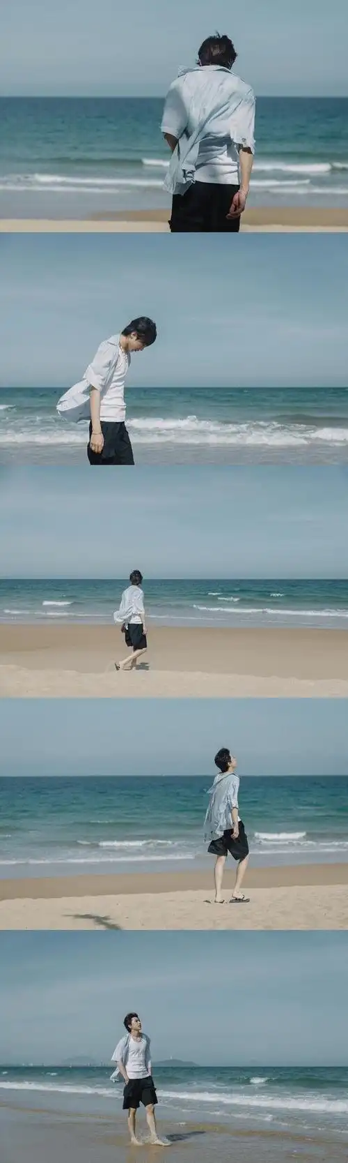 蔡徐坤海边写真突然放送!此刻是一种被海量美图砸蒙了的不真实感