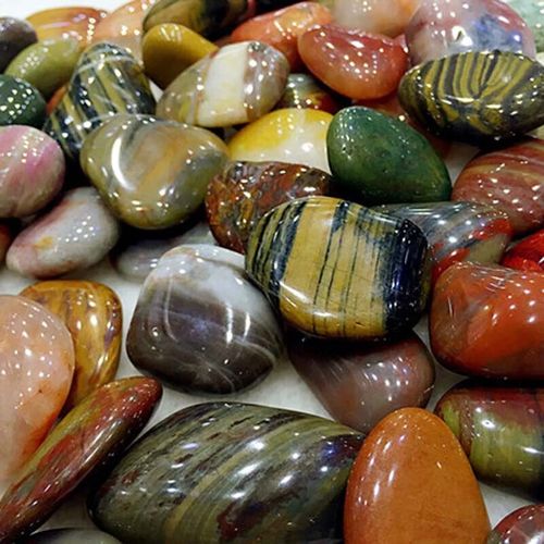 贝拉缘南京雨花石原石鹅卵石五彩石铺地石盆鱼缸石装饰混色造景石头底