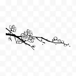水墨梅花