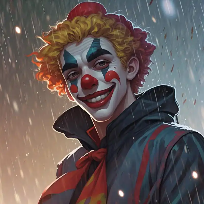 91 伤感小丑头像集 92 每个人都有自己的故事,小丑也不例外.