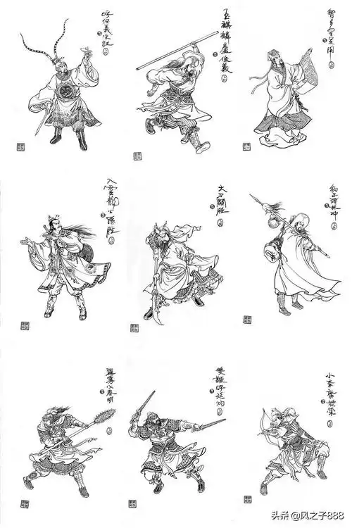 水浒梁山一百零八将好汉全图王万春绘