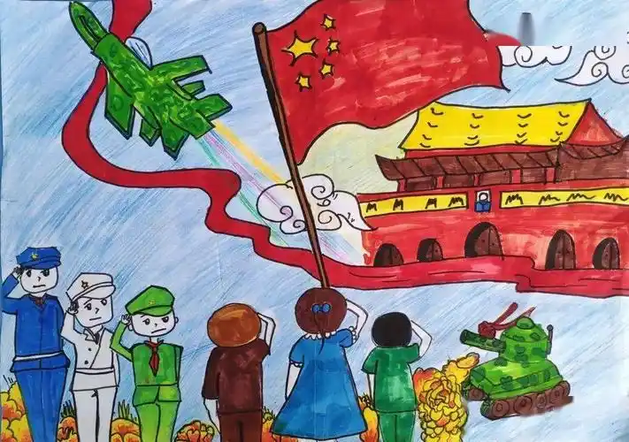 学生以儿童独特的视角,不同的艺术手法,将一个个感人的红色故事,对