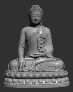 如来佛祖泰佛像3d打印模型立体图圆雕 stl文件 高精三维图佛教