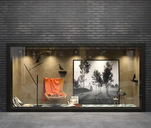 198 商店橱窗展览装饰3d模型下载