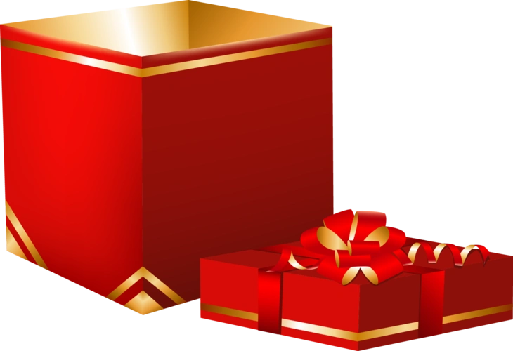 打开红色礼盒图片大全