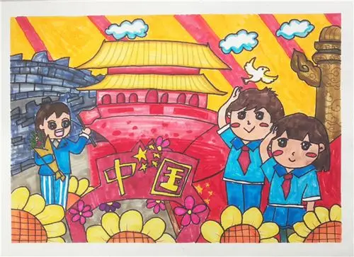 赏名画,知党史 东城根街小学学子献礼建党百年