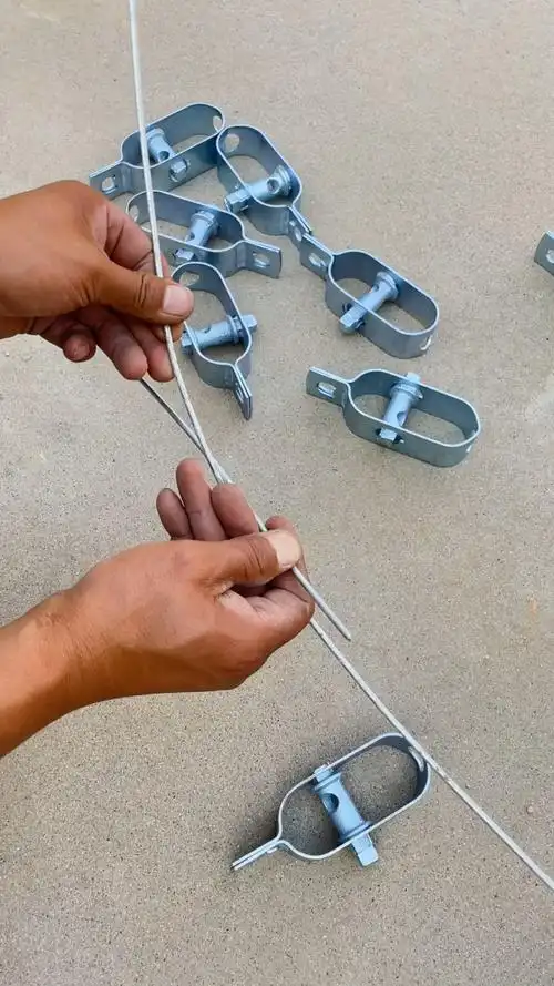 铁丝拉紧固定有妙招