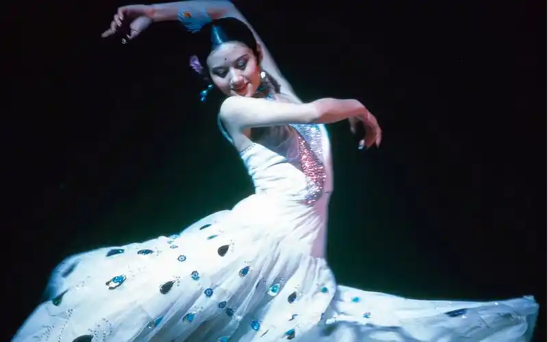 90年代初期杨丽萍表演的孔雀舞—《雀之灵》