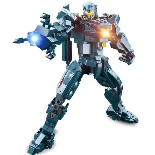 环太平洋2机甲积木模型小颗粒拼装积木36岁抖音社会人儿童玩具凤凰