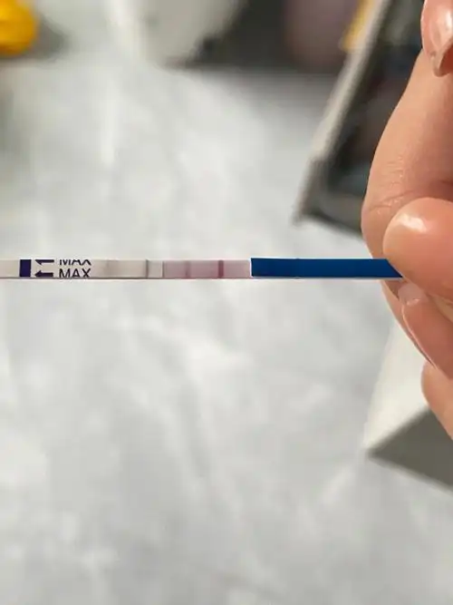 3号去江西旅游的时候准备的,一次就中了,验孕棒都是单杠,时间太短测不