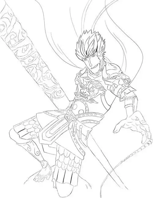 大圣归来临摹|动漫|动画片|啊魏魏 - 临摹作品 - 站酷 (zcool)