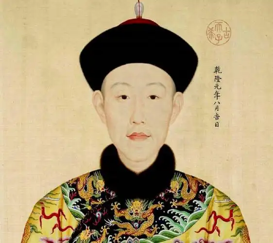乾隆皇帝画像