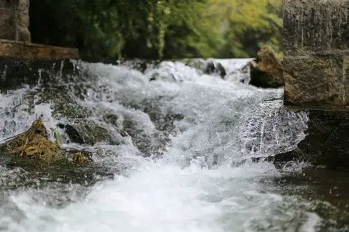 小溪竹林小桥流水