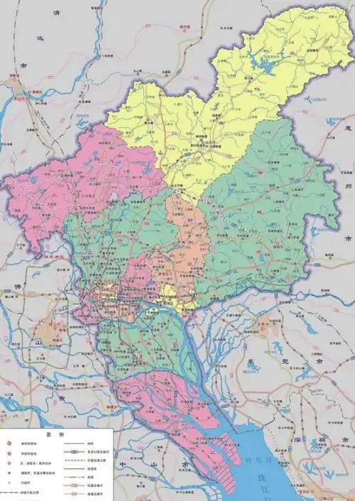 广州几个区分布图(广州几个区分布图都有哪些好玩的地方)