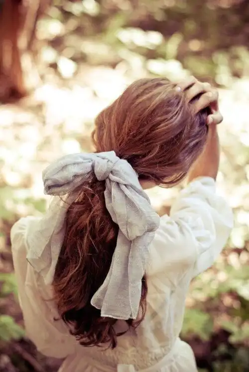 唯美小清新女生背影伤感治愈系图片