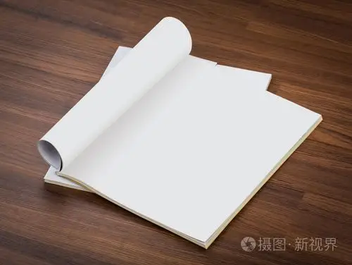 空白目录,杂志,书模拟 (与木背景