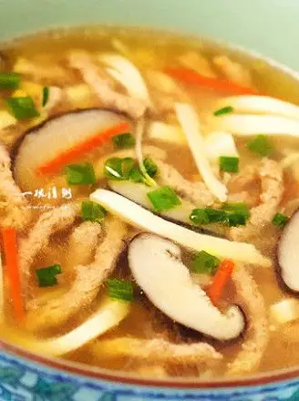 素肉丝三鲜汤