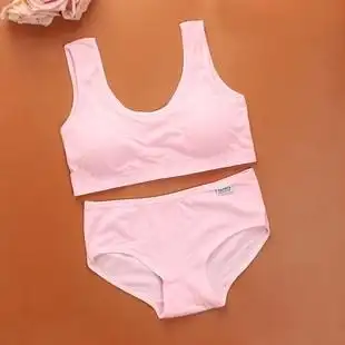 背心11小学生文胸内裤套装内衣期女童13发育女生初中o女孩10-12岁