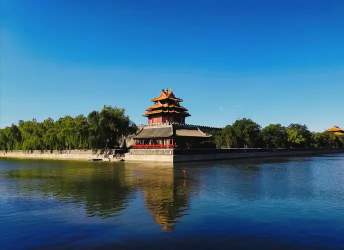 故宫的夏日一角